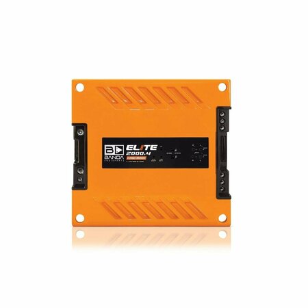 ELECTROMAGNETICISMME 8000W 1 Ohms Bass Car Amplifier, Orange EL3830971